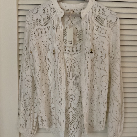 Spell Fringe FLEETWOOD Blouse, XS/Small, Ivory - Picture 4 of 7